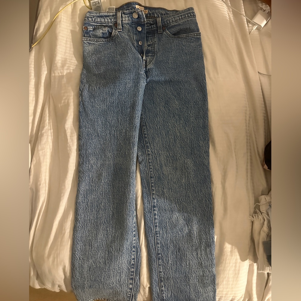 Levi's Blue Straight Leg Women's Jeans